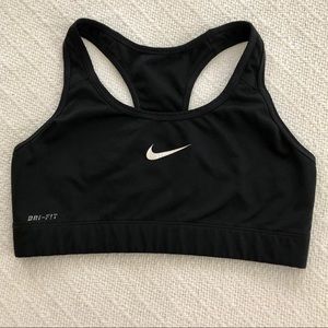 Black Nike Sports Bra Small